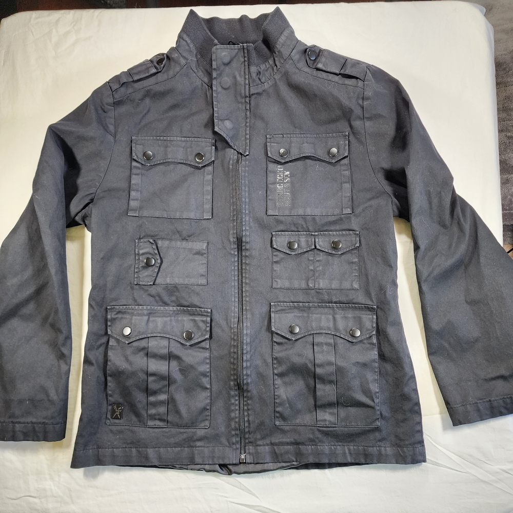 Marc Ecko Men's Gray Utility Jacket
